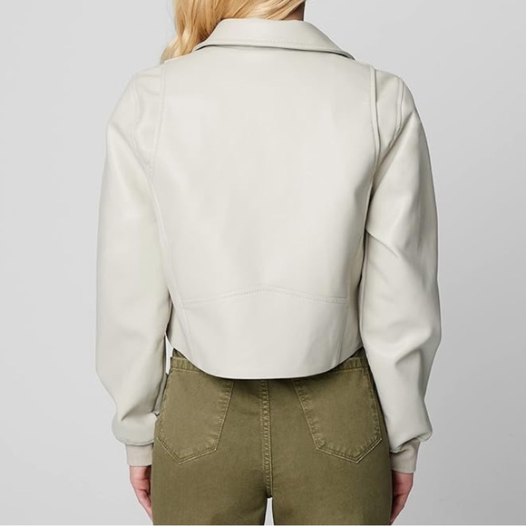 BLANK NYC Faux Leather Shirt Jacket in Natural - Picture 2 of 11